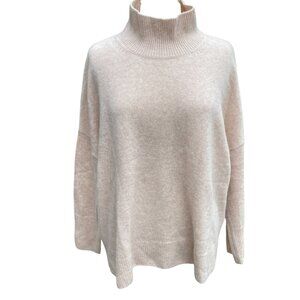 C by Bloomingdales Cashmere Mock Neck Sweater Capsule Neutral Quiet Luxury-XXL
